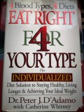 Eat Right For 4 Your Type - Dr. Peter J. Adamo, Catherine Whitney, 1996, 388 p