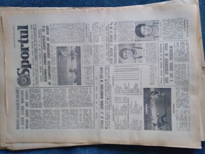 ZIARUL SPORTUL 21 NOIEMBRIE 1985 foto