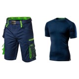 Cumpara ieftin Set pantaloni scurti cu tricou maneca scurta, model Premium, marime S, NEO