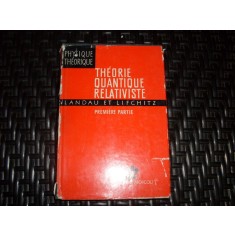 Theorie Quantique Relativiste - Colectiv , 21140