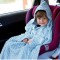Patura cu maneci pentru copii, Baby Wrap albastru