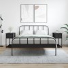 VidaXL Noptiere, 2 buc., negru, 30x60x60 cm, lemn prelucrat 826054