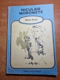 Carte pentru copii - niculaie moromete - marin preda - din anul 1990