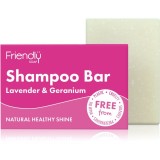 Friendly Soap Natural Shampoo Bar Lavender &amp; Geranium săpun natural pentru păr 95 g