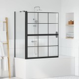 vidaXL Ecran de baie pentru duș Manual 100 x 67 x 129.5 cm 42018554