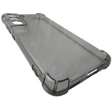 Husa spate silicon, colturi intarite, gri transparent, pentru Samsung Galaxy S22 5G