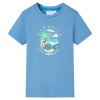 Tricou pentru copii, albastru mediu, 104, vidaXL