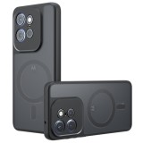 Husa Motorola Edge 50 Pro Asteroid GSM PureFrost Negru Frost MagSafe TPU Policarbonat