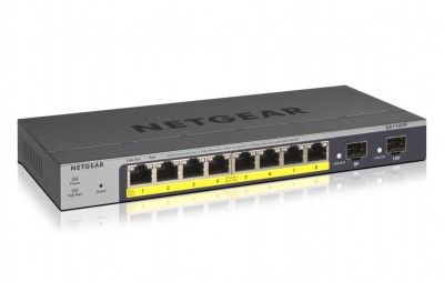 NETGEAR GS110TP Gestionate L2/L3/L4 Gigabit Ethernet (10/100/1000) Power over Ethernet (PoE) Suport Gri foto