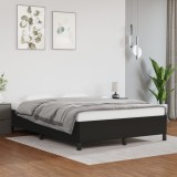 Cumpara ieftin Cadru de pat, negru, 140x200 cm, piele ecologică