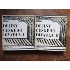 Dějiny česk&eacute;ho divadla 2 VOL ISTORIA TEATRULUI CEH IN LIMBA CEHA