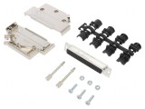 Conector D-Sub HD 62P Mamă 45&deg; Lipire Gold
