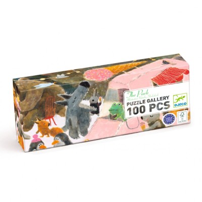 Puzzle galerie Fiesta animalelor, Djeco foto
