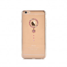 Husa APPLE iPhone 6\6S - Comma Crystal Camelia (Auriu)