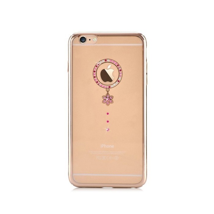 Husa APPLE iPhone 6\6S - Comma Crystal Camelia (Auriu)