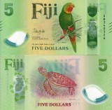 FIJI 5 dollars ND (2026) polymer UNC!!!