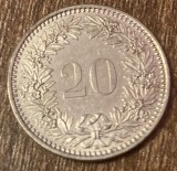 C50 - Moneda foarte veche - Elvetia - 20 rappen - 2017