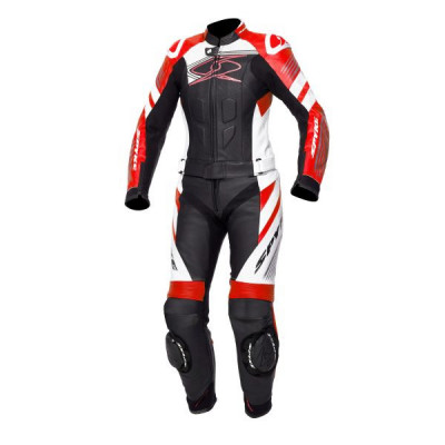 Costum Moto Spyke Estoril Sport Lady Negru / Rosu / Alb Marimea 46 110253/10135/46 foto