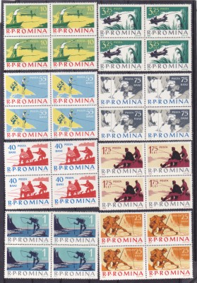 ROMANIA 1962 - PESCUITUL SPORTIV, BLOCURI, MNH - LP 544, Nestampilat foto