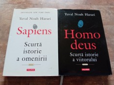 Yuval Noah Harari - Sapiens: scurtă istorie a omenirii + Homo deus: scurtă istorie a viitorului