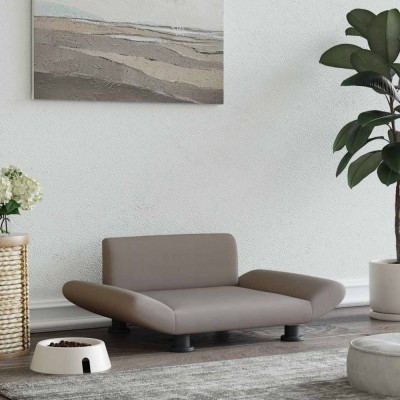 Pat de c&amp;acirc;ini, taupe, 70x45x28 cm, material textil foto