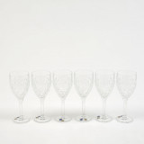 Set vin 6 pahare cristal