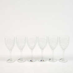 Set vin 6 pahare cristal