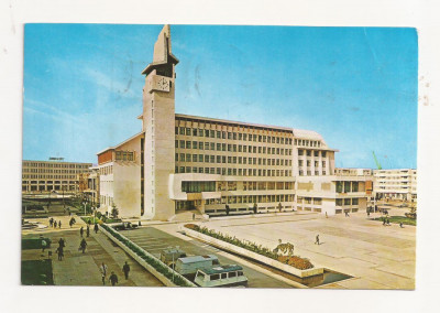 RF23 -Carte Postala- Vaslui, Palatul Administrativ, circulata 1977 foto