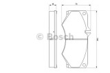 Set placute frana,frana disc MERCEDES G-CLASS (W463) (1989 - 2016) BOSCH 0 986 467 841