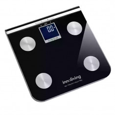 Cantar digital cu analizator Innofit INN-117, 150 kg, Negru