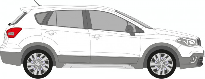 Husa auto dedicate Suzuki S-Cross SX4 FRACTIONATE - ROMB. Calitate Premium Automotive TrustedCars