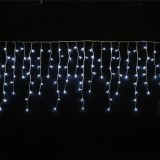 Instalatie Craciun Turturi LED 7m, Alb/Albastru, 200 LED-uri, 8 Jocuri Lumini, Interior/Exterior
