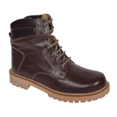 Bocanci barbati Sport din piele naturala Maro Cognac GKR5KG
