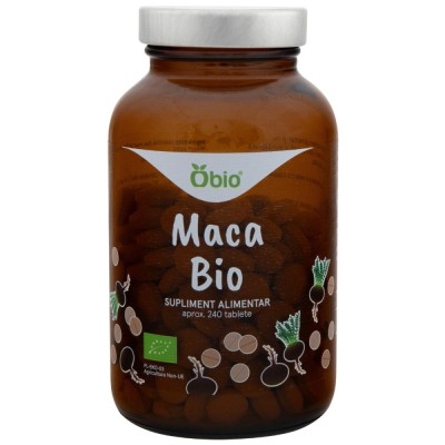 Maca bio 240 tablete 120g Obio foto