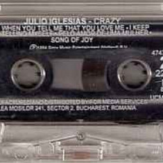 Casetă audio Julio Iglesias ‎– Crazy, originală, fără copertă