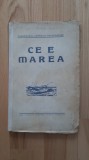 Comandor Corneliu Buchholtzer - Ce e Marea (1925) cu DEDICATIA autorului marina navigatie marinari dedicatie autograf