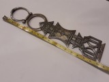 Argint MEDALION TUAREG etnic TRIBAL MASIV OPULENT PECTORAL manopera EXCEPTIONALA de efect UNIC