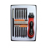 Set Surubelnita Cu 24 Capete Interschimbabile , Rosu