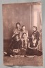 Poza grup de fete - eleve de liceu - fotografie tip carte postala - fotografie veche anii 1920, foto studio Olteanu - Campina
