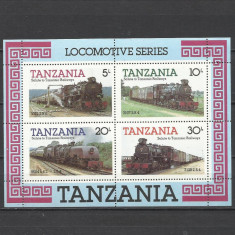 TANZANIA 1985 TRANSPORT TRENURI LOCOMOTIVE