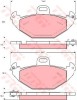 Set placute frana,frana disc RENAULT LAGUNA I (B56, 556) (1993 - 2001) TRW GDB1353