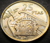 Cumpara ieftin Moneda 25 PESETAS - SPANIA, anul 1958 (model 1957) *cod 3674 = bine cotata, Europa