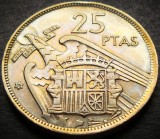 Moneda 25 PESETAS - SPANIA, anul 1958 (model 1957) *cod 3674 = bine cotata, Europa