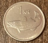 C50 - Moneda foarte veche - Islanda - 1 coroana / krona - 1996