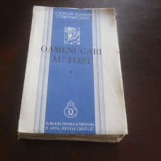 NICOLAE IORGA - OAMENI CARE AU FOST - 1934 vol.1