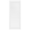 Usa de dulap design lambriu, alb, 99,3x39,4 cm, lemn masiv pin