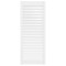 Usa de dulap design lambriu, alb, 99,3x39,4 cm, lemn masiv pin