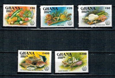 Ghana 1993 - Nutritie, serie neuzata foto