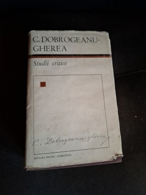Studii critice - C. Dobrogeanu-Gherea foto