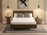 Saltea cu spuma poliuretanica HypoallergenicMed PolyCotton 180x200, hipoalergenica, husa lavabila si detasabila cu fermoar, fermitate medie, Somnart